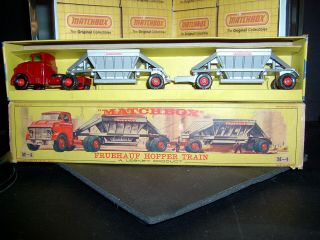 Matchbox Lesney G.  M.  C.  Fruehauf Hopper Train Bpt Rpw M - 4 - B2 Vnm Box