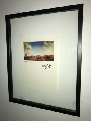 Salvador Dali 1974 Print Hand Signed & Certificate,  Resale $5,  750
