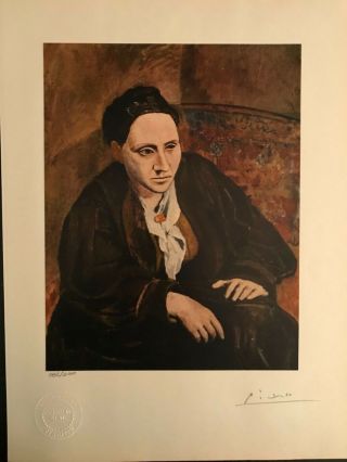 Pablo Picasso 1954 Print Hand Signed with Certificate.  Resale $5,  950 2