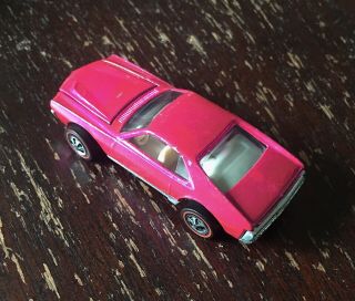 1969 Hot Wheels Redline Custom Amx Spectraflame Hot Pink