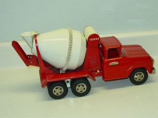 Vintage Tonka Cement Truck,  Pressed Steel Toy Vehicle,  1960 2