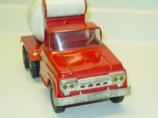 Vintage Tonka Cement Truck,  Pressed Steel Toy Vehicle,  1960 4