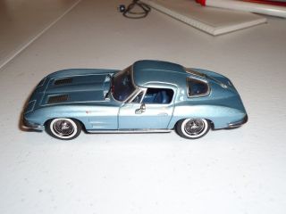 1963 Corvette Die Cast Matchbox Ultra / Ex - Rare Color Light Blue