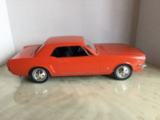 Amf Wen - Mac Motorized 16 " 1966 Ford Mustang Gt Orange 1/12 Scale Car