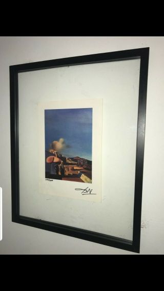 Salvador Dali Hand Signed Print Certificate $3450 Year 1986