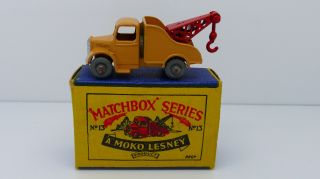 Matchbox Lesney Moko 13 Bedford Wreck Truck Van Lorry Diecast Toy Car Mib