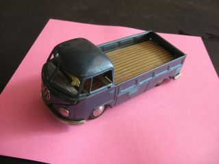 Made In Japan Blue Tin Long Bed Volkswagen Pickup Vw 1960s