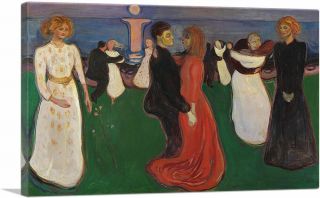 Artcanvas Dance Of Life 1900 Canvas Art Print By Edvard Munch