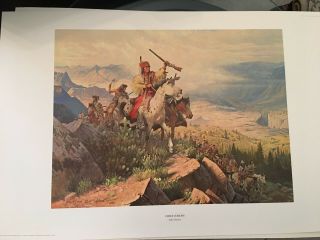 Western Art,  John Clymer,  Limited Edition Signed 28 of 750 Print 