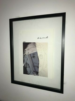 Andy Warhol Signed Print With Certificate Of Authenticity $6,  500 Value