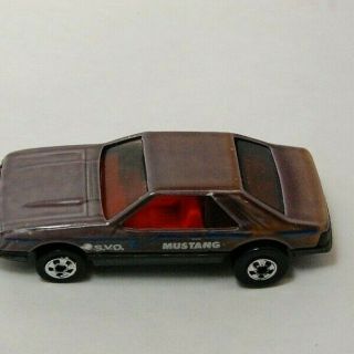 Hot Wheels Color Racers 1979 Turbo Mustang.  (Very Rare car In Cond) 4