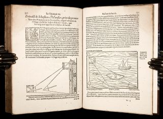 1581 APIANUS Cosmographia (French) COSMOGRAPHY ASTRONOMY Geography MAP Americana 12