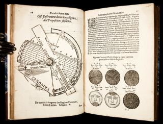 1581 APIANUS Cosmographia (French) COSMOGRAPHY ASTRONOMY Geography MAP Americana 7