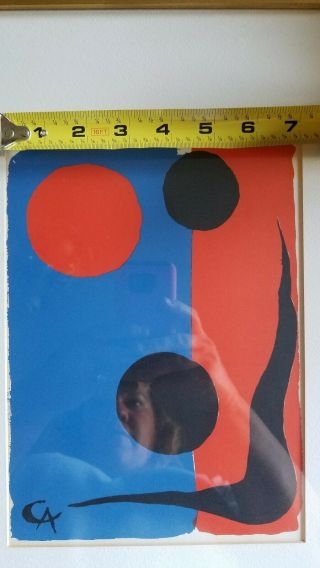 1966 Alexander Calder Signed 