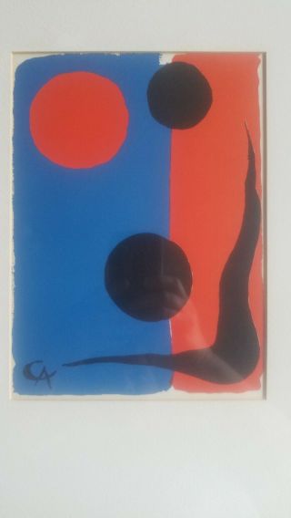 1966 Alexander Calder Signed 