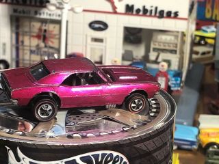 Hot Wheels Redline Pink 67 Camaro (1967) Sweet Hong Kong Rare Sweet Htf