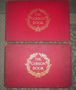 1907 The Gibson Book - Vols 1 & 2 - Charles Dana Gibson - Scribner York
