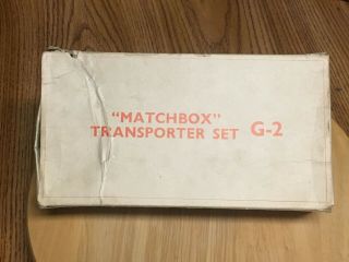 Matchbox Gift Set G2 White Box Transporter Set G2