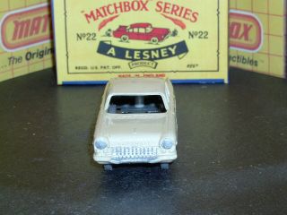 Matchbox Lesney Vauxhall Cresta 22 b2 pink - cream GPW D - R SC3 EXC & crafted box 5