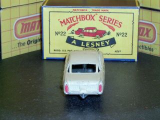 Matchbox Lesney Vauxhall Cresta 22 b2 pink - cream GPW D - R SC3 EXC & crafted box 6