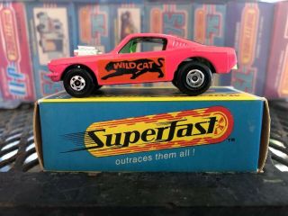 Matchbox Superfast 8 Pink Wild Cat Dragster in G Type Box 2