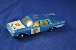 NOS/NIB 1963 Matchbox No.  55 - B Police Patrol Car Still In It ' s Box 3