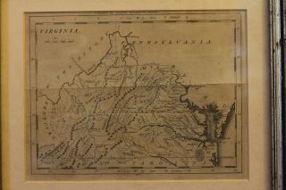 Antique Map of Virginia,  Thomas & Andrews,  Boston 7