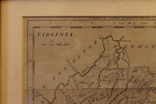 Antique Map of Virginia,  Thomas & Andrews,  Boston 8
