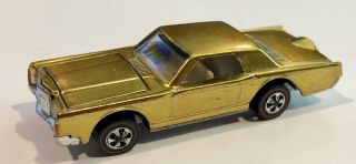 1969 Hot Wheels Redline Custom Continental Gold Blister Pull