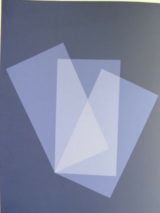 Josef Albers Silkscreen Folder X - 1 Left/Right Interaction of Color 1963 2