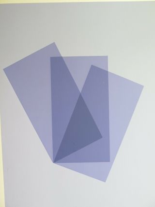 Josef Albers Silkscreen Folder X - 1 Left/Right Interaction of Color 1963 4