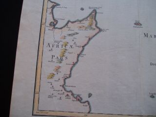 1768 Blair Map - Sicily Italy Malta - Very Rare 3