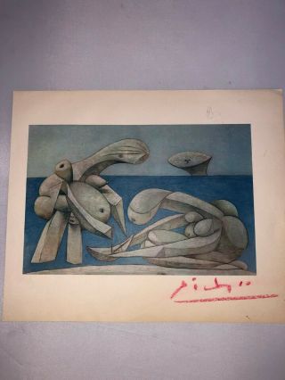 Pablo Picasso Hand Signed Lithograph