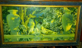 Maxfield Parrish The Garden Of Allah 1918 Lithograph In Frame