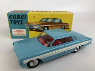 Corgi Toys No.  235 Oldsmobile 88 W/ Box Car