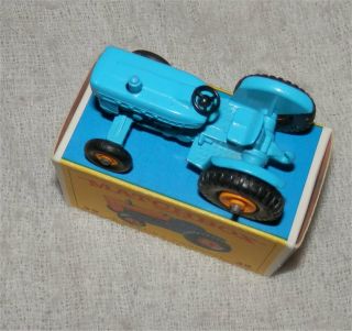 ALL BLUE 1960s.  Matchbox Lesney 39.  FORD TRACTOR. 3