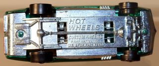 DTE 1968 HOT WHEELS REDLINE 6212 METALLIC GREEN CUSTOM FIREBIRD W/BROWN INT 5