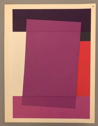 Josef Albers,  4 Silkscreens,  Interaction of Color 1963 2