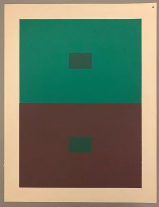 Josef Albers,  4 Silkscreens,  Interaction of Color 1963 4