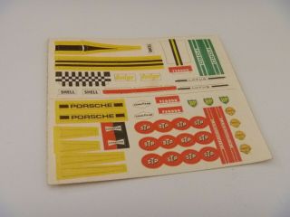 Ford Shell Lotus Sticker Sheet Matchbox Lesney Superfast Gift Set Rally