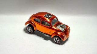 Hot Wheels Redline 1968 Custom Volkswagen Orange Tough Dark Interior (us)