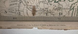 1834 Baldwin Cradock Map British North America Landmarks Antique 3