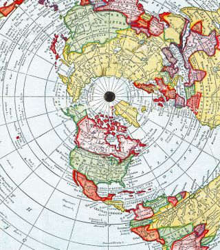Flat Earth Map LARGE 23 