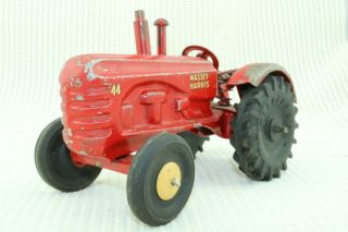 Lincoln Toy Massey Harris 44 farm Tractor - Made in Canada - pressed steel 2