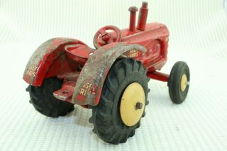 Lincoln Toy Massey Harris 44 farm Tractor - Made in Canada - pressed steel 5