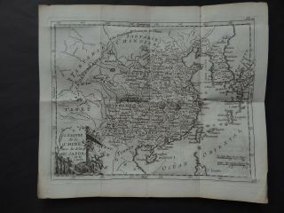 1787 De Laporte Atlas Map China Japan Korea - Chine Japon Coree - Delaporte