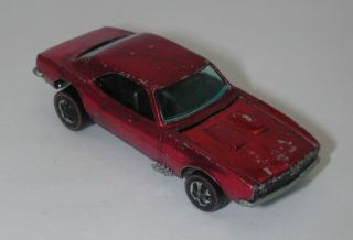 Redline Hotwheels Red 1968 Custom Camaro Oc9952