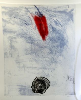 Takeshi Takahara,  Peppers Iiii,  Intaglio Print,  Limited Ed.  28 3/4 " X 37 1/4 "