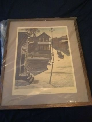 Ice Glare 1933 Charles Burchfield Framed Print