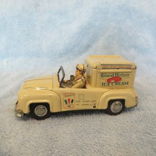 Small Good Humor Ice Cream Truck With Driver Made By Linemar Of Japan